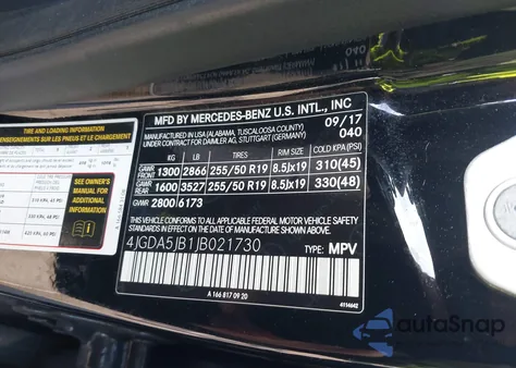 2018 Mercedes-Benz Gle 350 from USA, damaged, VIN 4JGDA5JB1JB021730